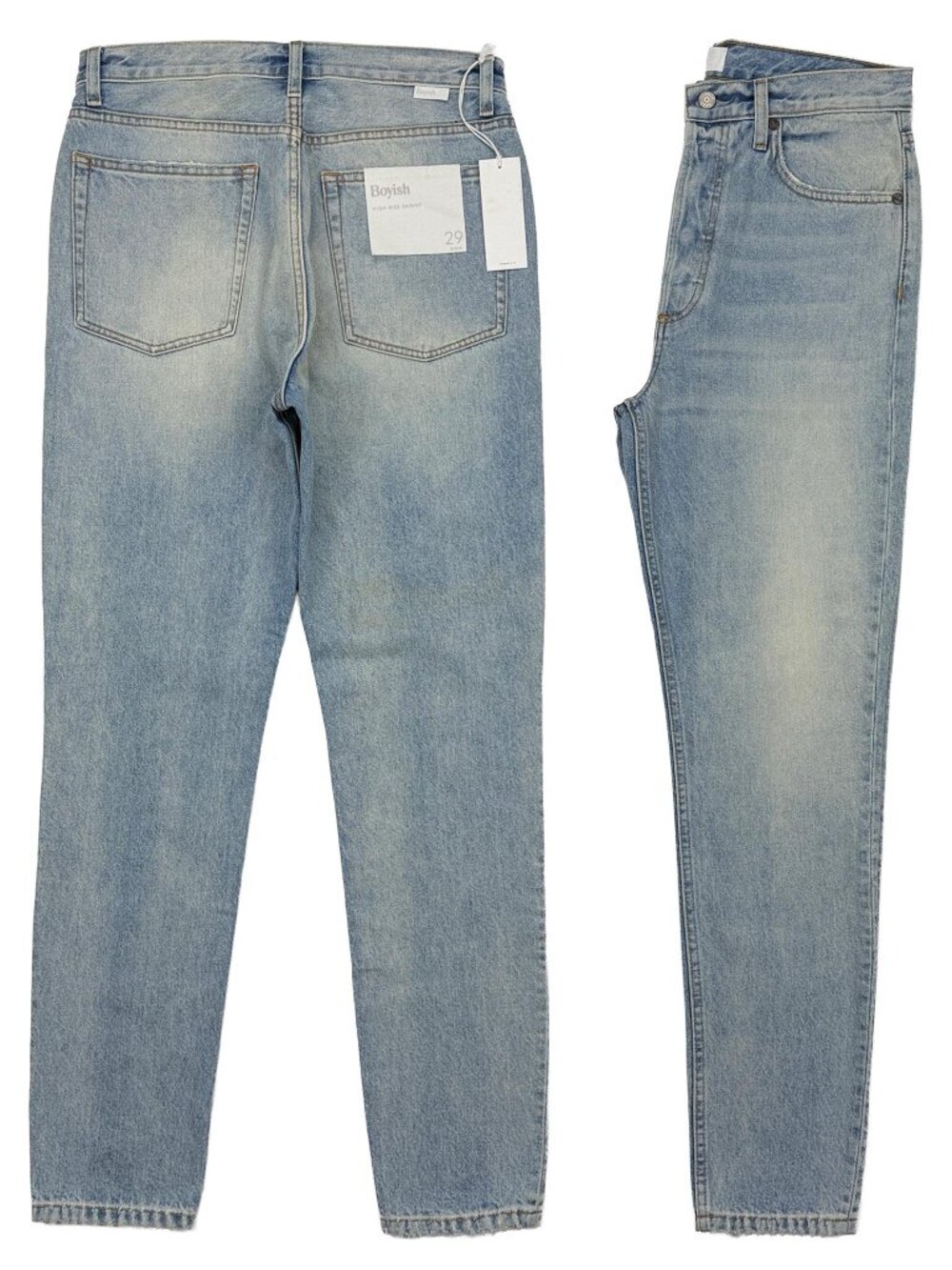 Boyish The Billy High Rise Skinny Jean 27 Barefoot in the Park Vintage Wash - Picture 4 of 14
